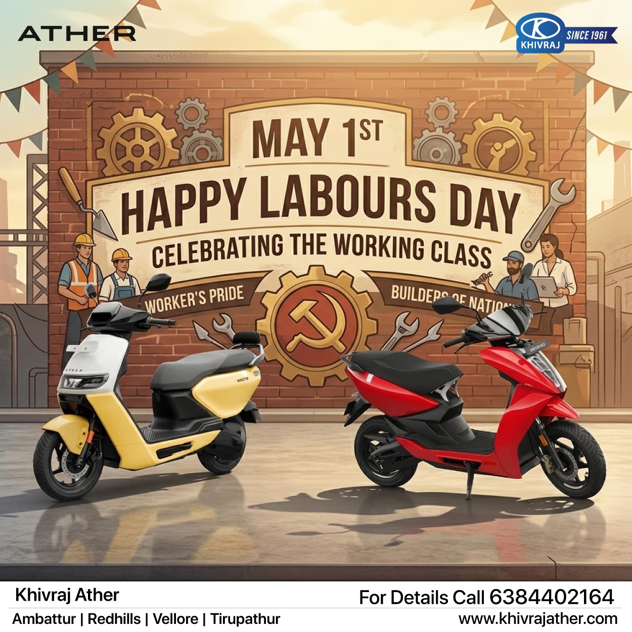 Happy Labour Day - Khivraj Ather
