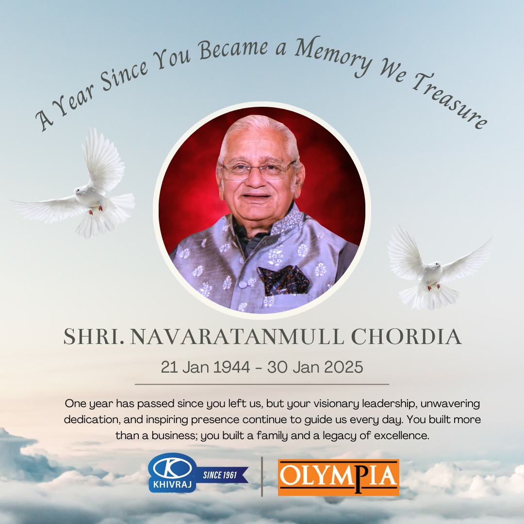 Shri.Navaratanmull Chordia 21-Jan-1944 - 30-Jan-2025